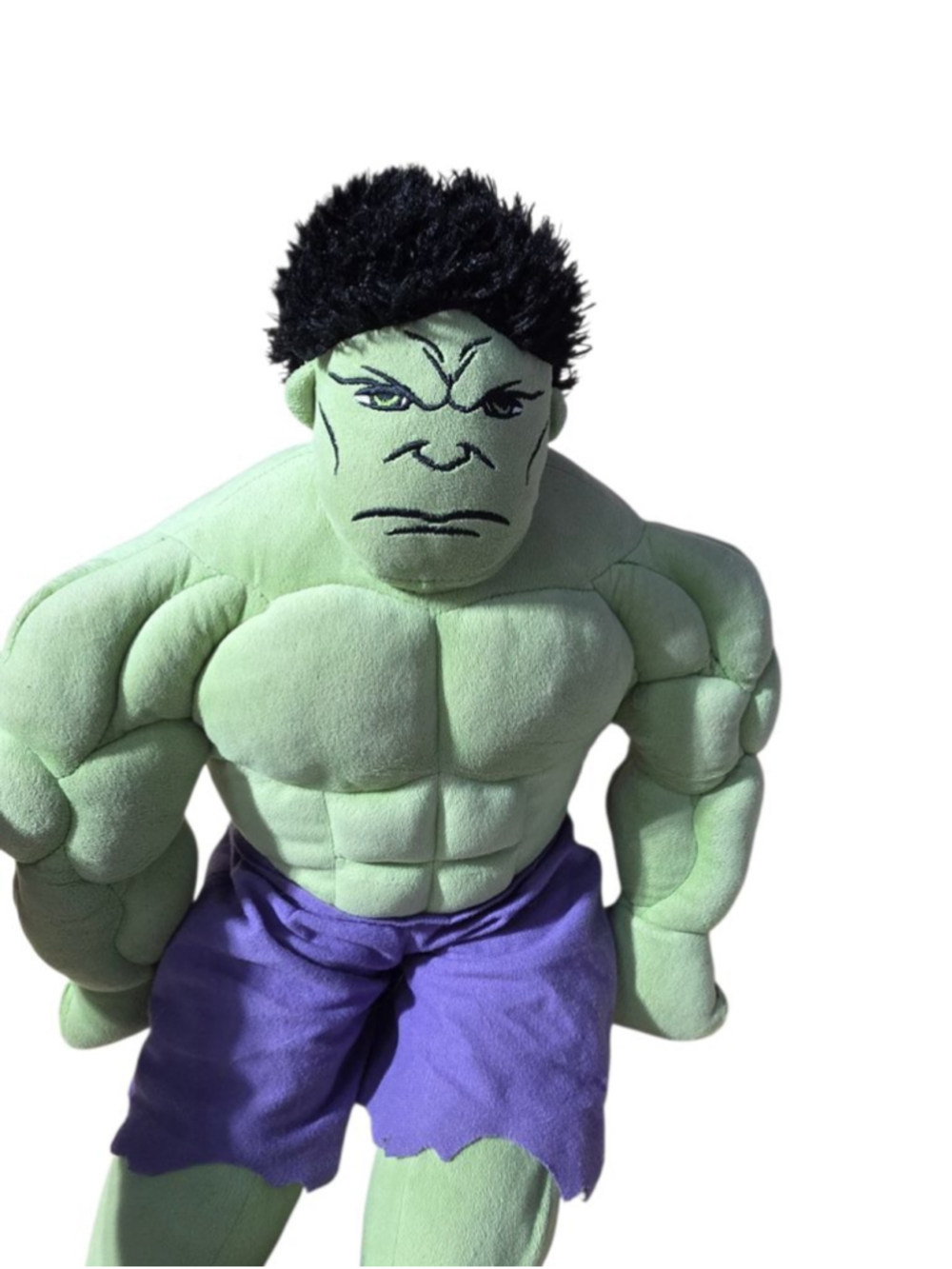 Boys Marvel Hulk Stuffed Animal One Size Green Purple